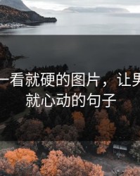 让男人一看就硬的图片，让男生一看就心动的句子