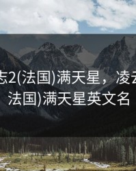 凌云壮志2(法国)满天星，凌云壮志2(法国)满天星英文名