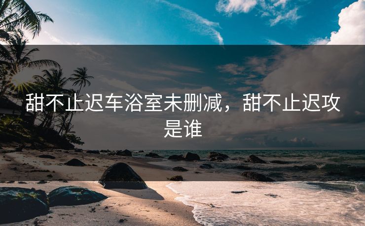 甜不止迟车浴室未删减，甜不止迟攻是谁